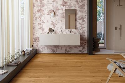 Izumi IZ08 Miele Classico 20x120 Papier Maison Purple Bathroom 