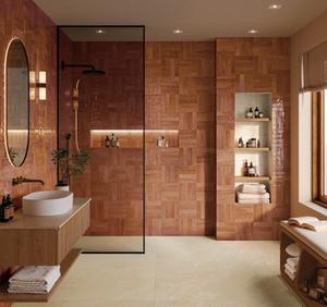 Glint GT06 Gold 6x24 Motley MT09 Bathroom