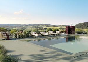 Elern EL12 80x80 Outdoor swimming pool