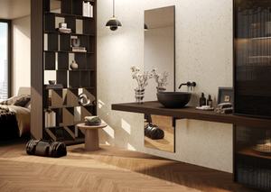 Papier Hanji Beige 120x278 Izumi IZ04 10x60 Bedroom
