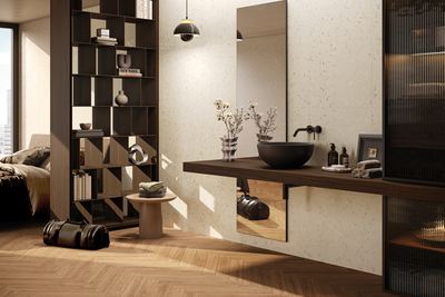 Papier Hanji Beige 120x278 Izumi IZ04 10x60 Bedroom