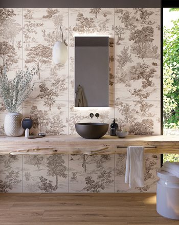 Papier Maison Purple 60x120 Bathroom